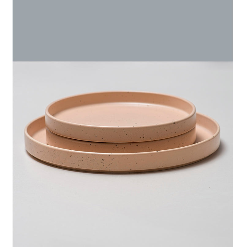 KANSO DINNERWARE SET PLATE - SAND (21 CM), MODERN DINING SETS ROUND TABLE